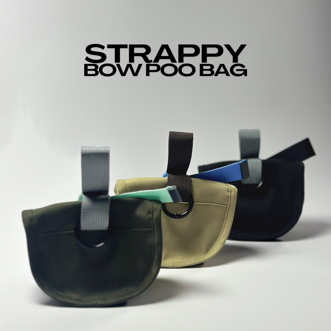 Strappy Bow Poo Bag | Dog Walker Accessory