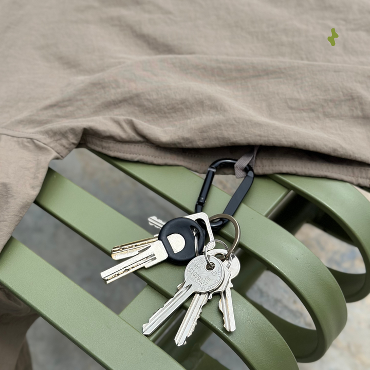 Packable oversized half-zip shirt - unisex | Mountain brown