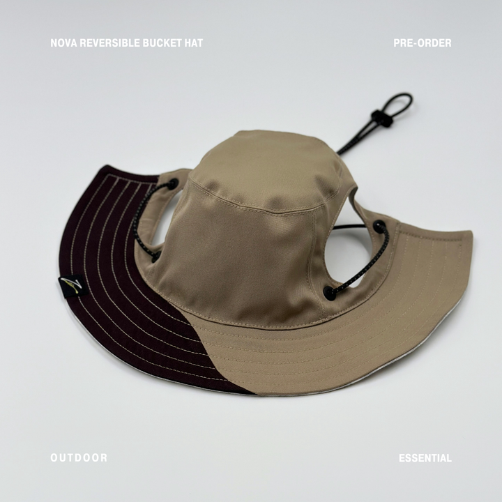 Nova Reversible Pet Bucket Hat | Outdoor Gear - Granola Beige